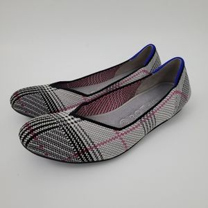 Retired! Rothy’s The Flat Grey Glen Plaid